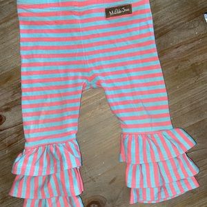 Matilda Jane striped ruffle legging